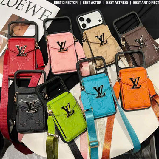 Signature Crossbody Card Wallet iPhone Case