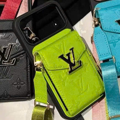 Signature Crossbody Card Wallet iPhone Case