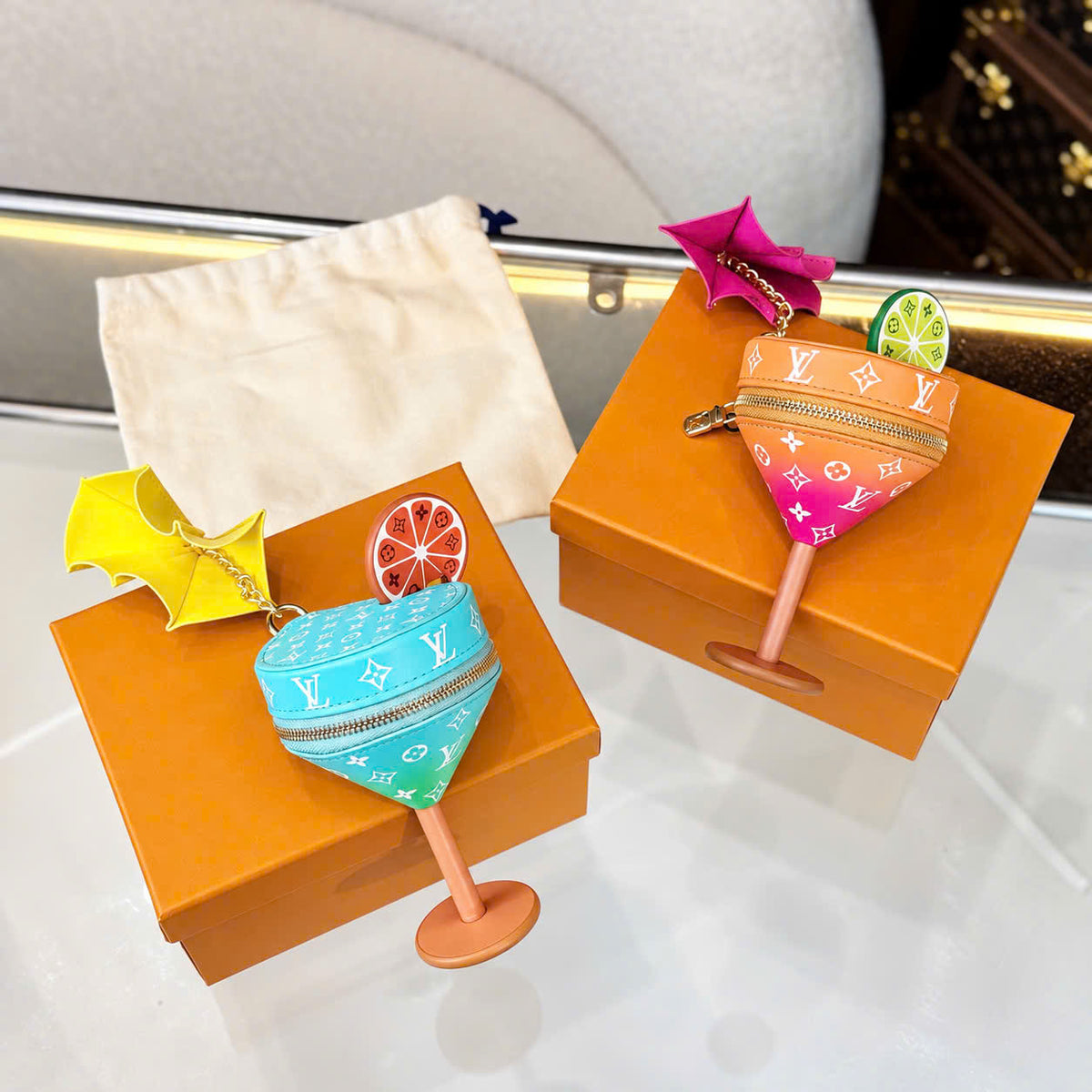Cocktail Mini Bag Charm