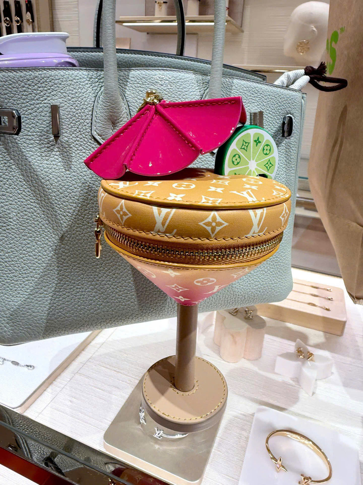 Cocktail Mini Bag Charm