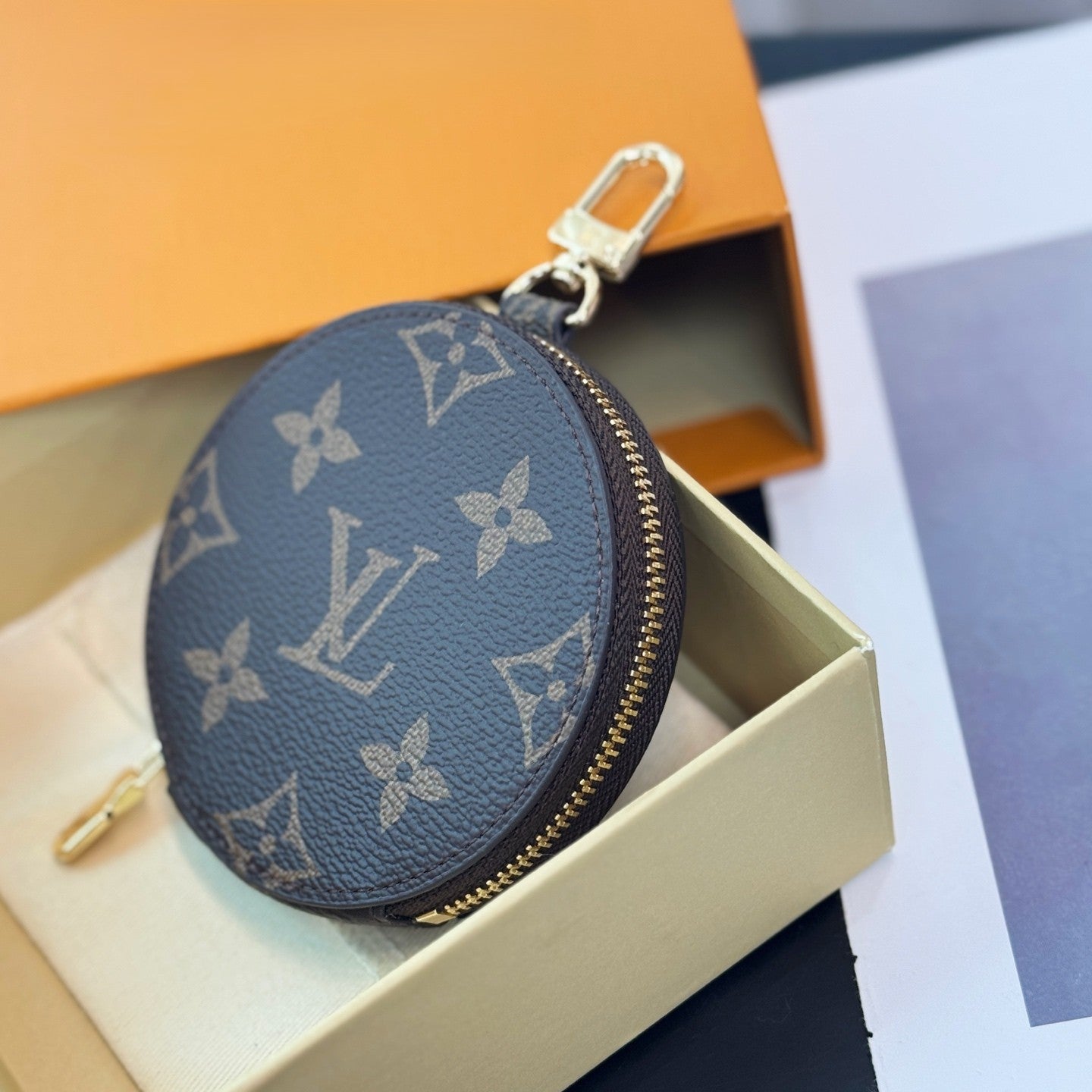 Mini Round Coinpurse Bag Charm