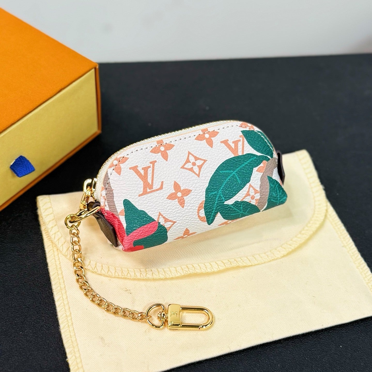 Mini lipstick bag charm