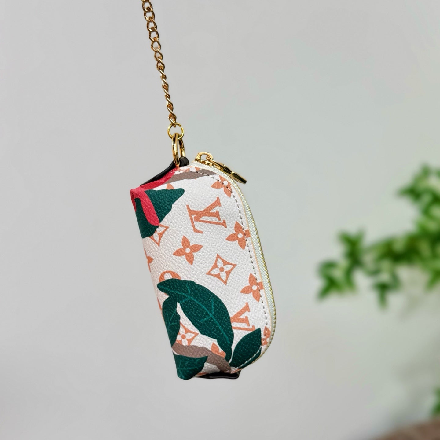 Mini lipstick bag charm