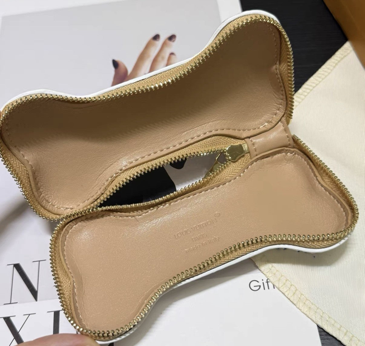 Doggy & Bone-shaped bag charm
