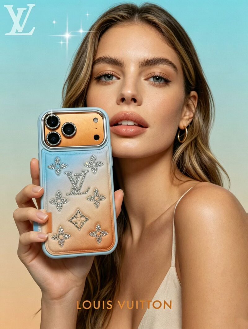 Leather Case – Luxury Designer Fashion style Phone case for iPhone