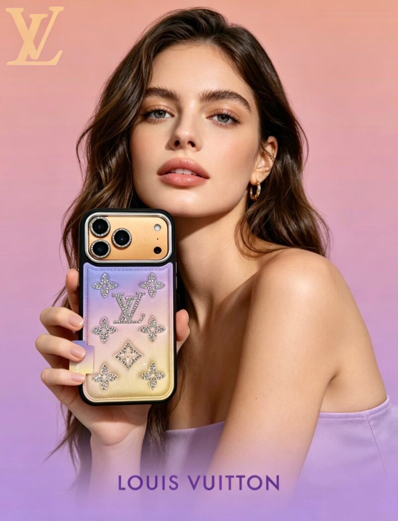 Leather Case – Luxury Designer Fashion style Phone case for iPhone
